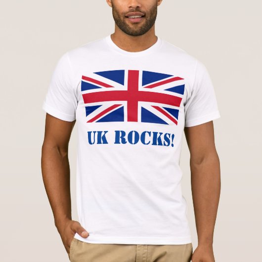 イギリスの岩! Tシャツ (正面)