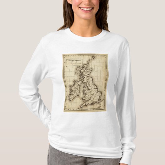 イギリスの島 Tシャツ (正面)