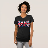 イギリスの平和スカルのTシャツ Tシャツ (正面フル)