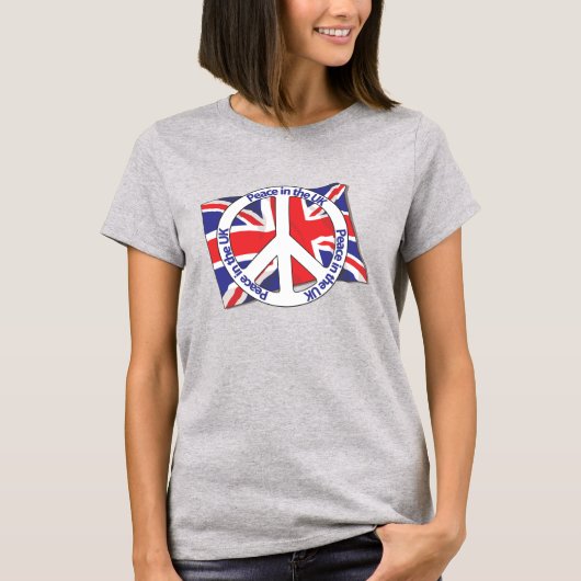 イギリスの平和 Tシャツ (正面)