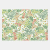 イギリスの庭園をモチーフにしたラッピングペーパーシートのセット ラッピングペーパーシート (正面3)