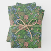 イギリスの庭園を飛ぶビンテージのトンボ ラッピングペーパーシート (インサイチュ)