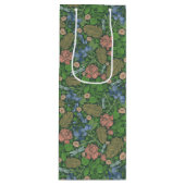 イギリスの庭園を飛ぶビンテージドラゴンフライ ワインギフトバッグ (正面)