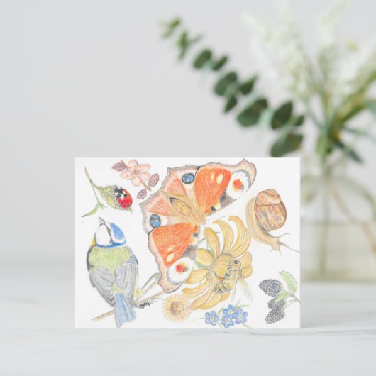 イギリスの庭 ポストカード (スタンド正面)