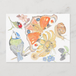 イギリスの庭 ポストカード