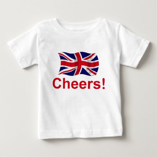 イギリスの応援! ベビーTシャツ (正面)