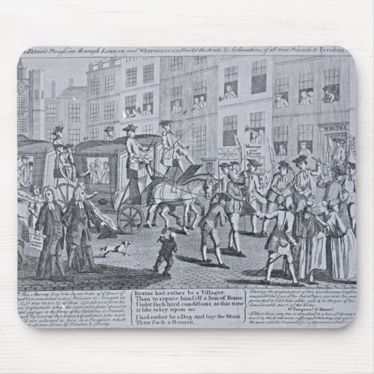 イギリスの愛国者の行列 マウスパッド (正面)