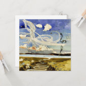 イギリスの戦素晴らしいア絵画ートPaul Nash カード (正面/裏面インサイチュ)