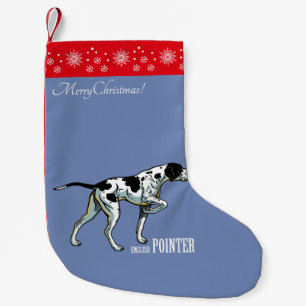イギリスの指針犬 スモールクリスマスストッキング