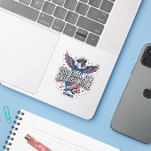 イギリスの支配なんてクールじゃない 英雄的な愛国心 1776 シール (ノートパソコンとiPhone)