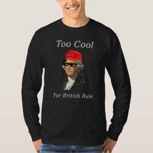 イギリスの支配には飽きた ジョージ・ワシントン アメリカ Tシャツ