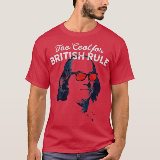 イギリスの支配には飽き飽き Tシャツ (正面)