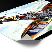 イギリスの新しいスピットファイア ポスター (角)