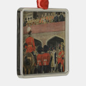 イギリスの新しい王ジョージ五世の布告 メタルオーナメント (右)