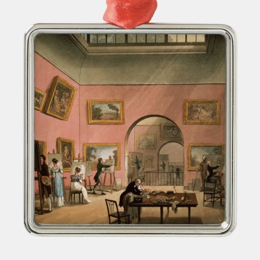 イギリスの施設、棺衣のモール メタルオーナメント (正面)