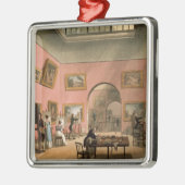 イギリスの施設、棺衣のモール メタルオーナメント (左)