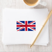 イギリスの旗が付いているカスタムなラベル ラベル (インサイチュ)