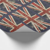 イギリスの旗が付いている包装紙 ラッピングペーパー (角)