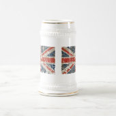 イギリスの旗とのKeep Calm and Carry On ビールジョッキ (中央)