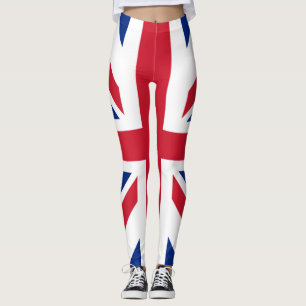 イギリスの旗のイギリスクールなイギリス色のレギング レギンス