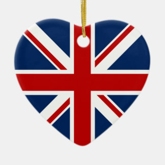 イギリスの旗のクリスマスのオーナメント セラミックオーナメント