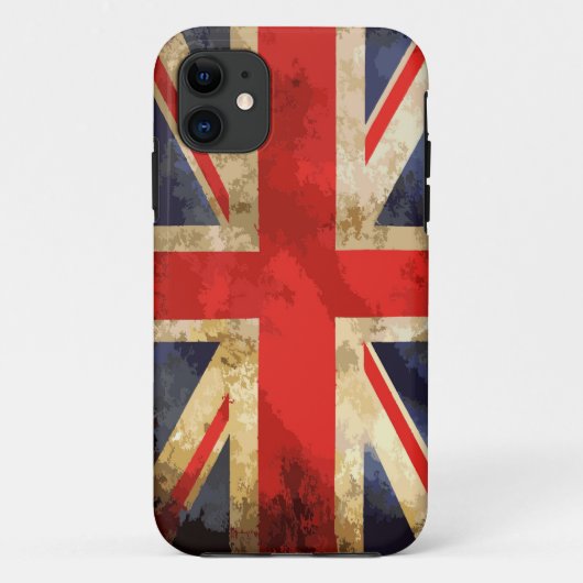 イギリスの旗のデザイン Case-Mate iPhoneケース (裏面)