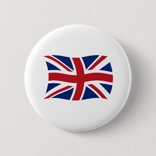 イギリスの旗のボタン 缶バッジ (正面)