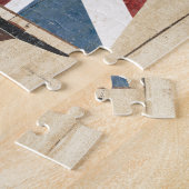 イギリスの旗のヨット ジグソーパズル (側面)