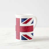 イギリスの旗の専門のマグ ボーンチャイナマグカップ (正面右)