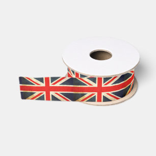 イギリスの旗の英国国旗のカスタムのリボン グログランリボン
