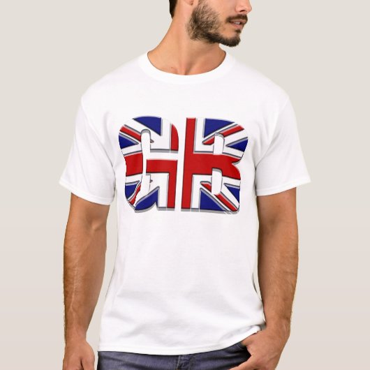 イギリスの旗の英国国旗のプライドGBのイギリス Tシャツ (正面)