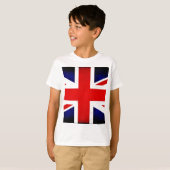 イギリスの旗の英国国旗 Tシャツ (正面フル)