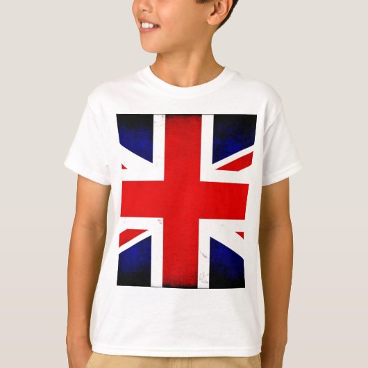 イギリスの旗の英国国旗 Tシャツ (正面)