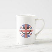 イギリスの旗の顔 ボーンチャイナマグカップ (右)