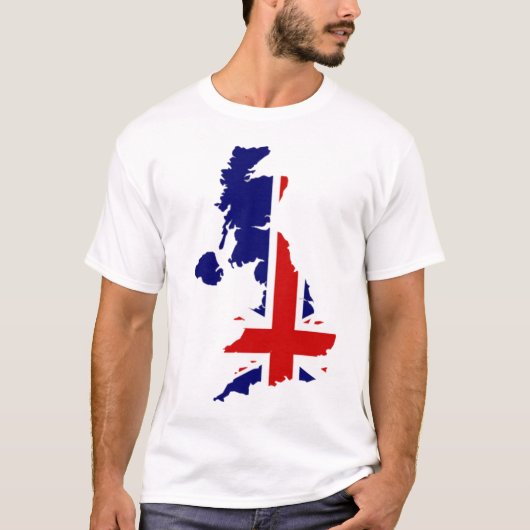 イギリスの旗のTシャツ Tシャツ (正面)