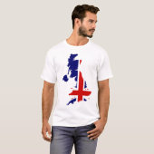 イギリスの旗のTシャツ Tシャツ (正面フル)
