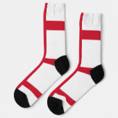 イギリスの旗を持つ男性クルー用ソックス。 ソックス (左)