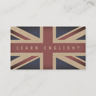 イギリスの旗カバー一見 名刺