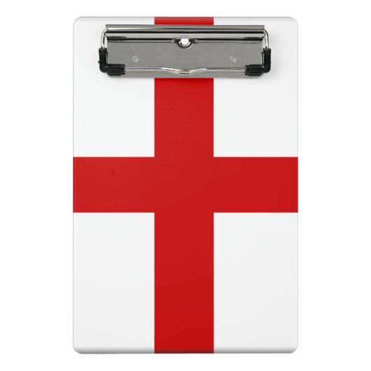 イギリスの旗ボタン ミニクリップボード (正面)