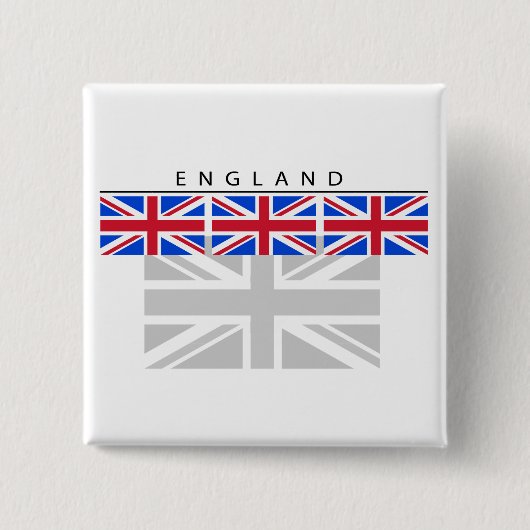 イギリスの旗ボタン 缶バッジ (正面)