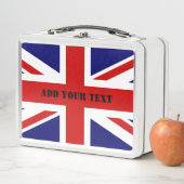 イギリスの旗英国国旗 メタルランチボックス (インサイチュ)