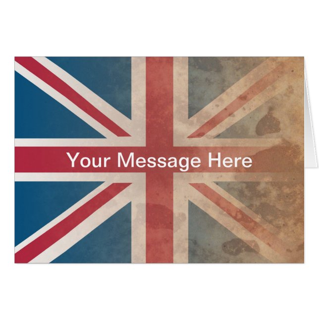 イギリスの旗、(イギリス、イギリスまたはイギリス) (正面横)