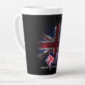 イギリスの旗 カフェラテマグ (左アングル)