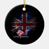 イギリスの旗 セラミックオーナメント (正面)