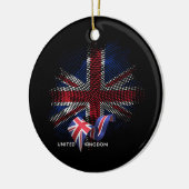 イギリスの旗 セラミックオーナメント (左)
