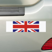 イギリスの旗 バンパーステッカー (車上)