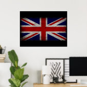 イギリスの旗 ポスター (ホームオフィス)