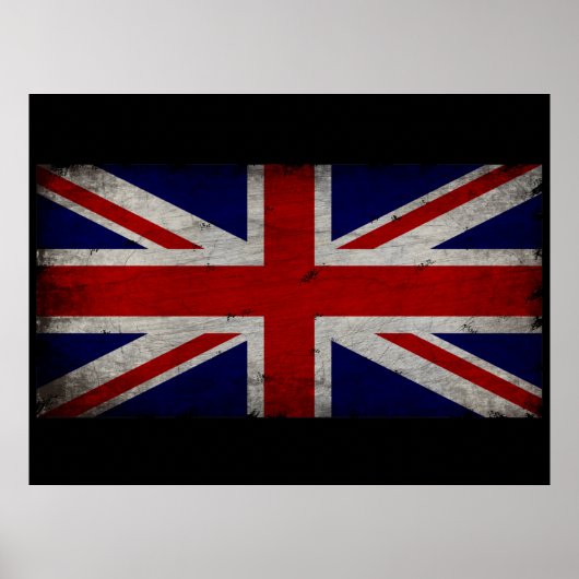 イギリスの旗 ポスター (正面)