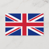 イギリスの旗 名刺 (正面)