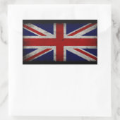 イギリスの旗 長方形シール (バッグ)